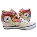 Converse Shoes | Converse Ctas Lux Mid Hidden Wedge Rose Floral Canvas Sneaker Womens 10 | Color: Pink/White | Size: 10