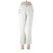 Jennifer Lopez Jeans - High Rise Boot Cut Boyfriend: Ivory Bottoms - Women's Size 12 - White Wash
