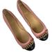 J. Crew Shoes | Euc J. Crew Leather Flats | Color: Black/Pink | Size: 6