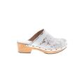 Johnny Was Mule/Clog: Slide Platform Casual White Shoes - Women's Size 40 - Almond Toe