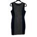 J. Crew Dresses | J. Crew Black Gray Chevron Wool Sleeveless Bodycon Sheath Office Dress Size 4 | Color: Black/Gray | Size: 4