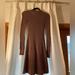American Eagle Outfitters Dresses | American Eagle Sweater Dress With Slip | Color: Tan | Size: Xxs
