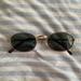 Brandy Melville Accessories | Brandy Melville Sunglasses | Gold Frame Oval Sunglasses | Color: Gold | Size: Os