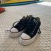 Converse Shoes | Converse Platform Black Sneakers Size 6 | Color: Black | Size: 6