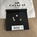 Coach Jewelry | Beautiful Brand New Coach Gold Silver And Rose Gold Small Earrings | Color: Gold/Silver | Size: Os