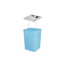 Hailo Inneneimer 1221209 blau 15 Liter 220 x 230 x 350 mm mit Deckel Image