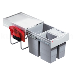 Hailo Abfallsammler 3642231 TR Swing Raumspar-Tandem-H 2x 10 + 20 Liter Image
