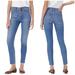 J. Crew Jeans | J. Crew 9" High-Rise Toothpick Skinny Jeans Rose Gold Exposed Buttons Sz 27 | Color: Blue | Size: 27
