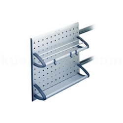 Hailo Auszug 3902001 Combi Vario AluLine Tablett Regal mit Cliphaken Image