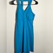 Athleta Dresses | Athleta Womens Turquoise Blue Sunfish Kauai Swim Dress V-Neck Size Small | Color: Blue/Green | Size: S