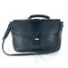 Dooney & Bourke Bags | Dooney & Bourke Vintage Black Leather Briefcase Laptop Messenger Bag | Color: Black | Size: Os