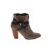 Carlos by Carlos Santana Ankle Boots: Gray Shoes - Women's Size 7 - Almond Toe