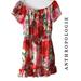 Anthropologie Dresses | Anthropologie Drew Multi Pink Floral Dress With Elastic Waist. Size Med. Nwt | Color: Pink/Red | Size: M