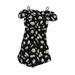 Justice Dress - A-Line: Black Floral Skirts & Dresses - Kids Girl's Size 14