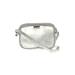 Crossbody Bag: Metallic Silver Solid Bags