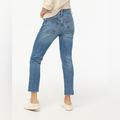 J. Crew Jeans | J Crew New Nwt Womens 28 Blue Denim High Rise Straight Leg Jeans | Color: Blue/Tan | Size: 28