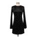 Ever New Melbourne Casual Dress - Sheath High Neck Long sleeves: Black Dresses - Women's Size 4