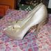 Jessica Simpson Shoes | Jessica Simpson Shimmery Gold Metallic Embellished Platform Pumps Heels Size 9.5 | Color: Gold | Size: 9.5