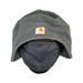 Carhartt Accessories | Carhartt Fleece 2-In-1 Hat Ear Flap Face Warmer Mask Winter Cap 1 Size Fits All | Color: Gray | Size: Osb