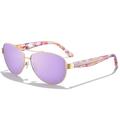 CARFIA Sunglasses for Womens, Ladies Polarised Metal Sun Glasses with UV400 Protection Vintage Designer Category 3