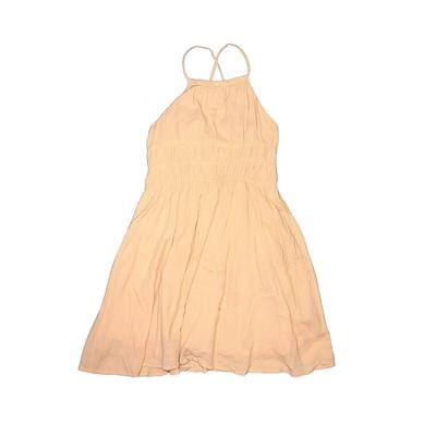 Nordstrom Dress - A-Line: Tan Solid Skirts & Dresses - Kids Girl's Size Large