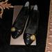 Gucci Shoes | Gucci Patent Leather Ballet Flats | Color: Black | Size: 9.5