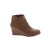 Style&Co Wedges: Brown Solid Shoes - Women's Size 11 - Almond Toe