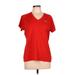 Under Armour Active T-Shirt: Red Activewear - Women's Size Large