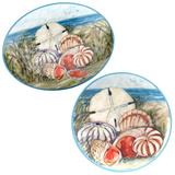 Certified International Seacoast 2-piece Platter Set