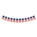 9.75' Americana USA Flag Swallowtail Hanging Wall Banner