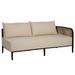 Summer Classics Havana Loveseat w/ Cushions Wicker/Rattan/Metal/Olefin Fabric Included/Sunbrella® Fabric Included | Outdoor Furniture | Wayfair