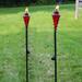 Winston Porter Schofields Garden Torch Metal in Red | 66 H x 4 W x 4 D in | Wayfair WKO-085