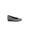 Anne Klein Heels: Slip-on Wedge Casual Gray Marled Shoes - Women's Size 7 1/2 - Almond Toe