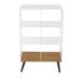 Corrigan Studio® Maique 23.25" W Acrylic Shelving Unit in White | 36.25 H x 23.25 W x 13.38 D in | Wayfair E2AB844F4F3645F994BA51CECF628586