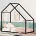 Isabelle & Max™ Twin Size Metal House Bed in Black | Wayfair FE5CD5B850684BE9AA35C8E811810E71