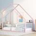 Isabelle & Max™ Twin Size Metal House Bed in Pink | Wayfair FAF41DA5B46B4B20BEBF9F781DCC2823