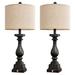 One Allium Way® Bernadine Resin Table Lamp Resin in Brown | 27.01 H x 12.01 W x 12.01 D in | Wayfair 97538DD7915B4010BA93FE77EDA32B98