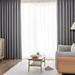 Latitude Run® Modern Minimalist Light Luxury Style Living Room Bedroom Curtain Set Of 2 Polyester in Gray | 106 H x 98 W in | Wayfair