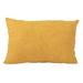AllModern Julianne Linen Lumbar Rectangular Pillow Cover & Insert Polyester/Polyfill/Linen in Yellow | 0.25 H x 16 W x 24 D in | Wayfair