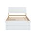 Red Barrel Studio® Kants Platform Bed Wood in White | 35.39 H x 41.22 W x 78.81 D in | Wayfair ED0958D6D21B466DA29380F1EDD1587C