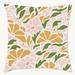 Wynwood Studio Floral Indoor/Outdoor Throw Pillow Polyester/Polyfill blend in Green/Pink/Yellow | 18 H x 18 W x 4.5 D in | Wayfair