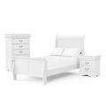 Darby Home Co Higgin 3 Bedroom Set Wood in White | Twin | Wayfair 9A7BBCC0F6C94A4C821199FD09E6B1BE