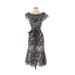 Lisa Marie Fernandez Casual Dress - A-Line: Black Print Dresses - Women's Size Small