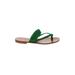 M. Gemi Sandals: Green Solid Shoes - Women's Size 37.5 - Open Toe