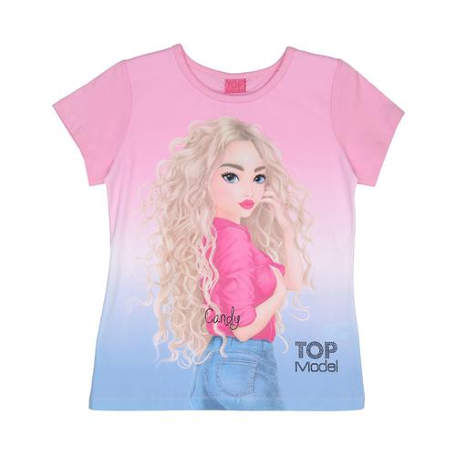 - T-Shirt Topmodel In Pink Frosting, Gr.164