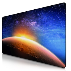 CSL Gaming Mauspad, XXXL 1200 x 600 x 3 mm Schreibtischunterlage extra groß, Abwaschbar, Mars Image
