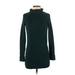 Tularosa Casual Dress - Sweater Dress: Teal Dresses - Women's Size Small