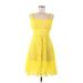 Banana Republic Casual Dress: Yellow Dresses - Women's Size 6