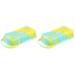 Set of 2 Bath Massage Brush Exfoliation Skin Exfoliator Tool Women Body Scrubber Degree Wash for Tub Exfoliating Silicone Loofah Hair Silica Gel Man