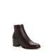 Naiya Ankle Bootie In Brown At Nordstrom Rack